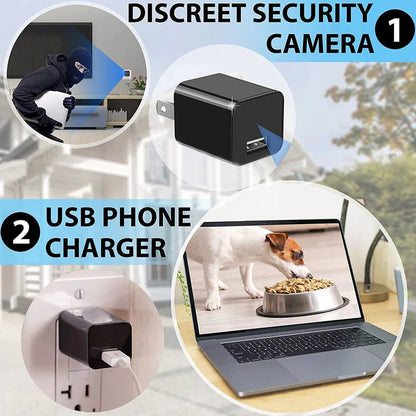 Mini Hidden Camera Home Security Nanny Cam Full HD 1080P DVR Night Vision No Audio by Anti Spier