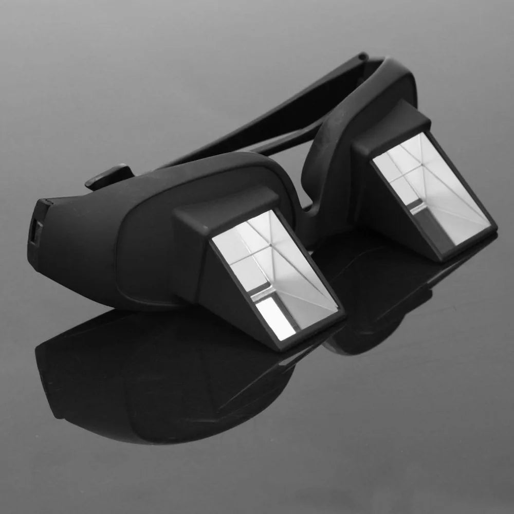 Lazy Periscope Horizontal Reading TV Sit View Glasses by Anti Spier