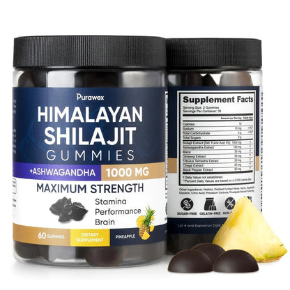 Shilajit Gummies 1000mg, Shilajit Gummies for Men and Women, Energy, Immunity by Anti Spier