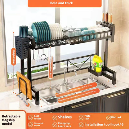 Adjustable Kitchen Dish Rack by Anti Spier