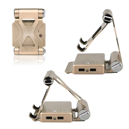 Podium Style Stand With Extended Battery Up To 200% For iPad, iPhone And Other Smart Gadgets by Anti Spier
