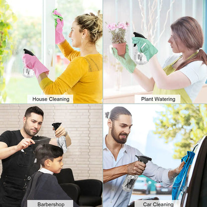 Mister Spray Bottle, 250ml & 500ml Adjustable Spray Storage Container for Hair, Plant and Home Cleaning 250ml & 500ml Bottle by Anti Spier