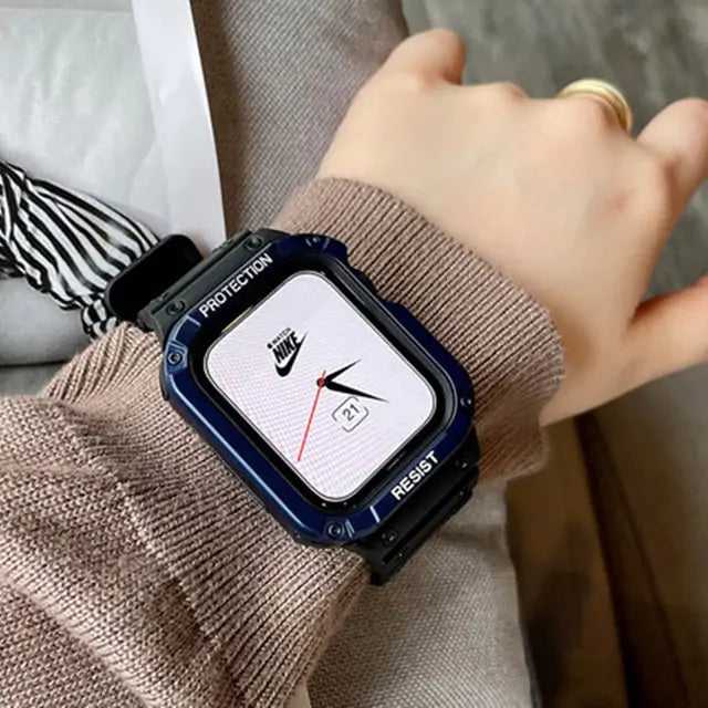 Watch Band & Case For iWatch Series 7 6 SE 5 by Anti Spier