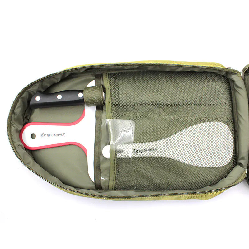 Outdoor Camping Cookware Set with BBQ Tools by Anti Spier