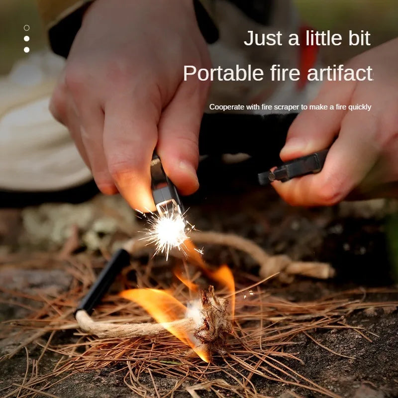 Flint Fire Starter Whistle Survival Kit by Anti Spier