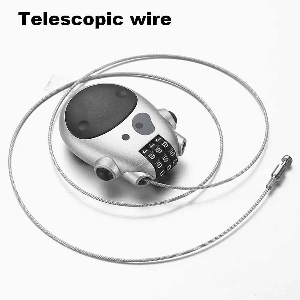 Adjustable Cable Security Combination Lock by Anti Spier