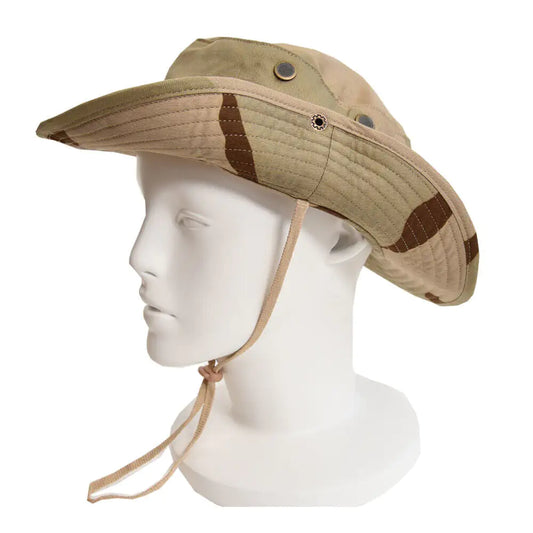 Boonie Bucket Hats Outdoor Fishing Hunting Wide Brim Mesh Camo Safari Sun Cap by Anti Spier
