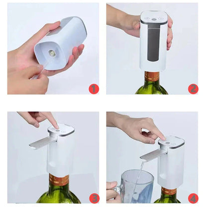Fingerprint Child Lock Touch Screen Digital Display Folding Electric Pumping Water Device by Anti Spier