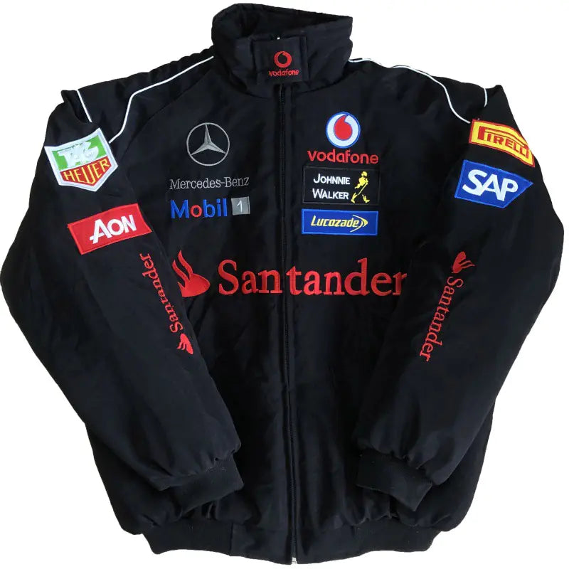 F1 Motorcycle Racing Jacket with Vintage Embroidery by Anti Spier