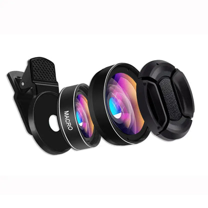 Smartphone 0.45X Super Wide Angle Lens with Macro Attachment by Anti Spier