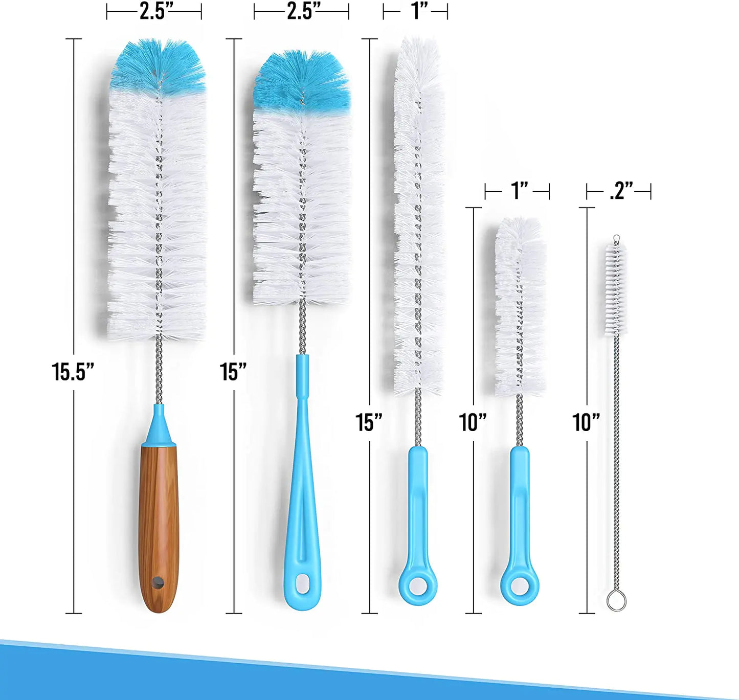 Bottle Brush Cleaner 5 Pack by Anti Spier
