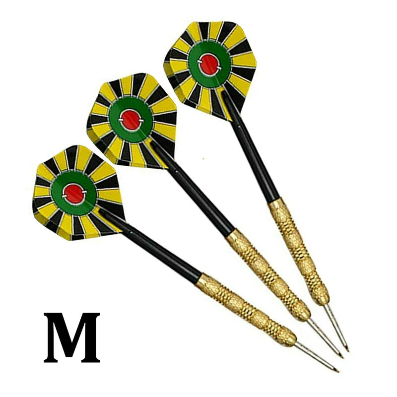 5 Sets (15Pcs) Steel Tip Professional Darts Set Darts Slim Barrel Dart Flights by Anti Spier