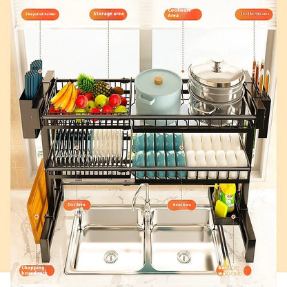 Adjustable Kitchen Dish Rack by Anti Spier