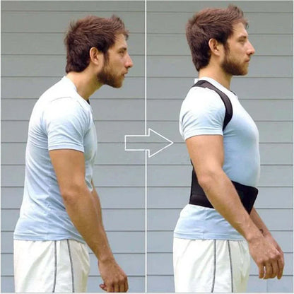 Posture Corrector Support Magnetic Back Shoulder Brace Belt Band For Men Women by Anti Spier