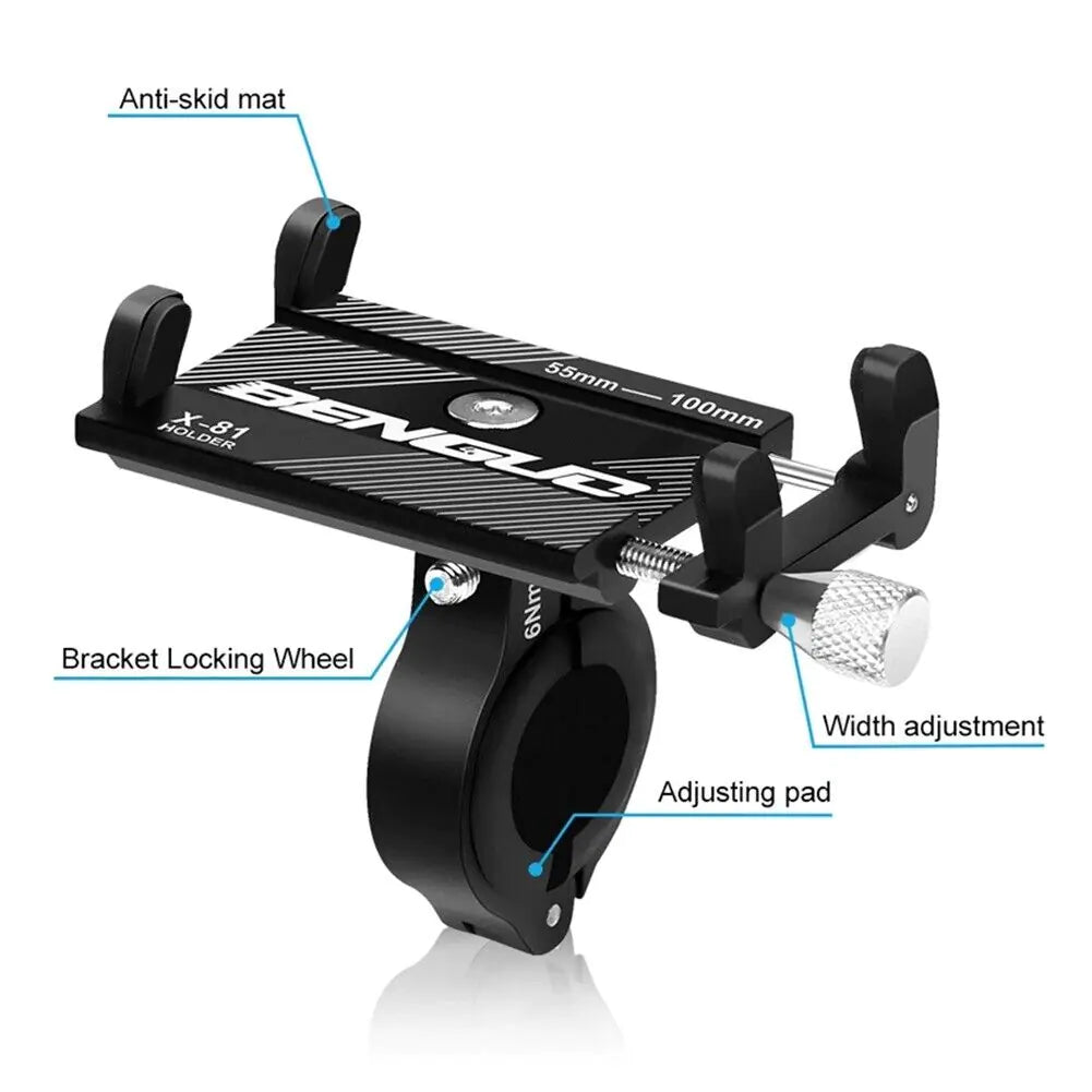 Aluminum Motorcycle Bike Bicycle Holder Mount Handlebar For Cell Phone GPS US by Anti Spier