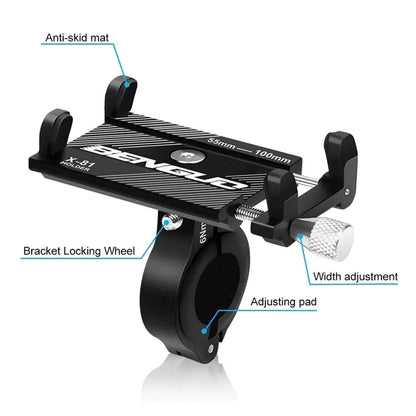 Aluminum Motorcycle Bike Bicycle Holder Mount Handlebar For Cell Phone GPS US by Anti Spier