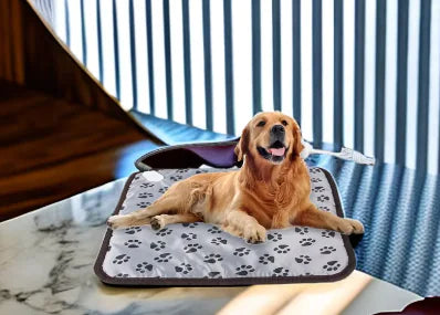 Pet Heated Blanket with Auto-Off & Waterproof by Anti Spier