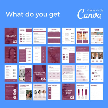 Downloadable Beauty Business Plan 100 Template by Anti Spier