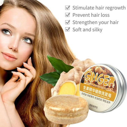 Ginger Polygonum Hair Growth Soap Shampoo by Anti Spier