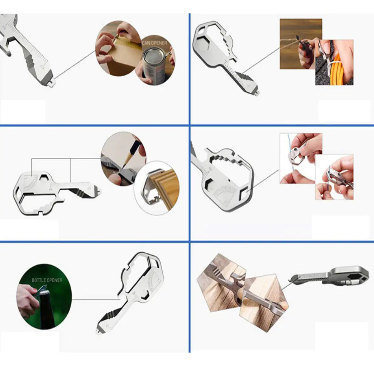 Skill Master 24 In 1 Handyman's Smart Key Tool by Anti Spier