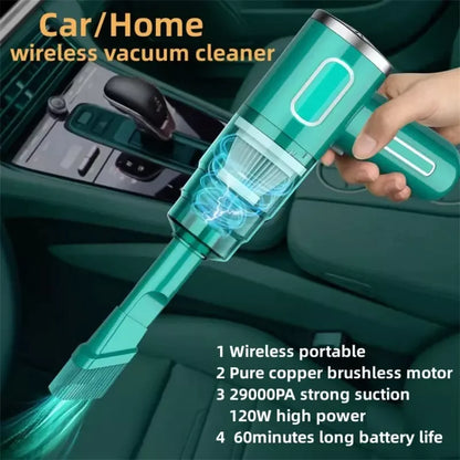 29000PA Cordless Hand Held Vacuum Cleaner Mini Portable Car Auto Home Wireless by Anti Spier