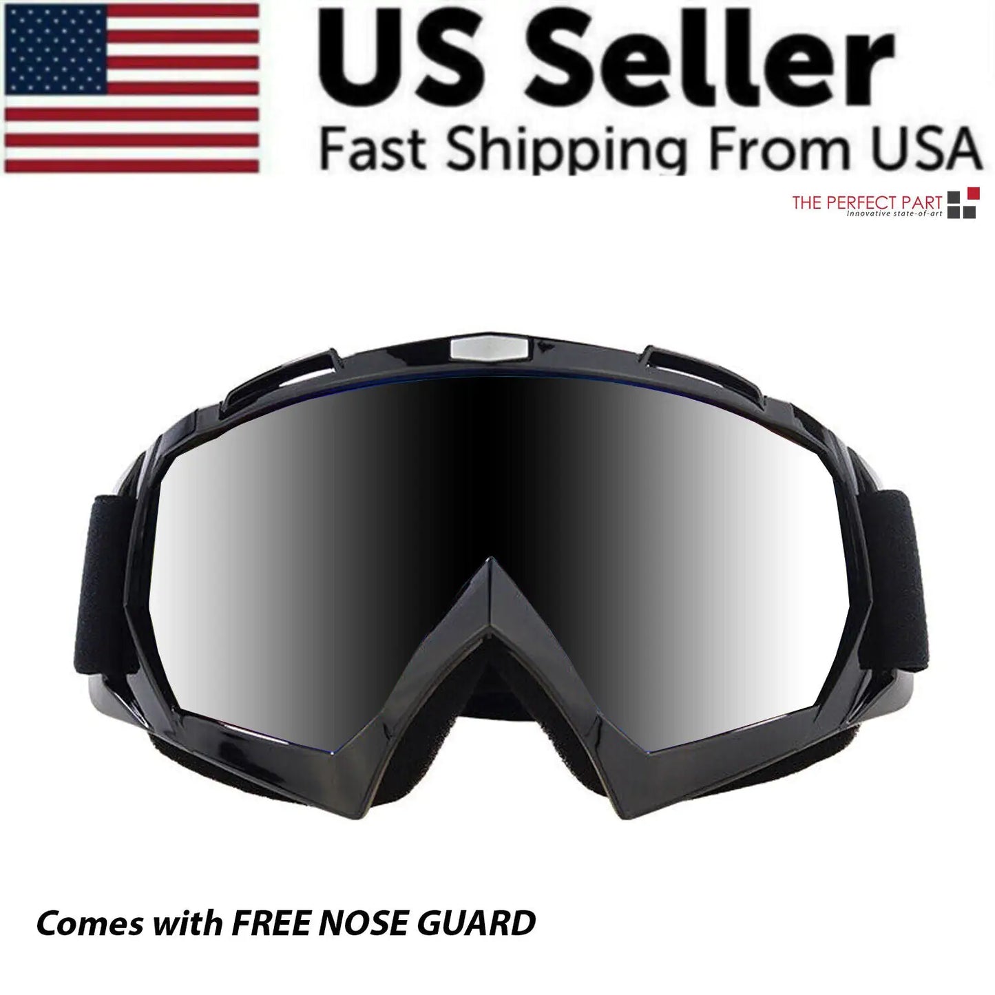 Motocross Goggles Racing Off-Road Dirt Bike ATV UTV BMX MX XC Motorcycle Eyewear by Anti Spier