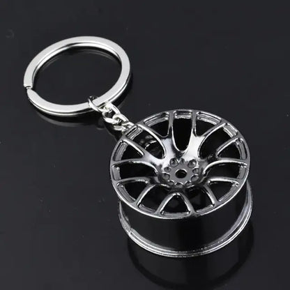 Wheel Rim Hub Tuning Keychain by Anti Spier