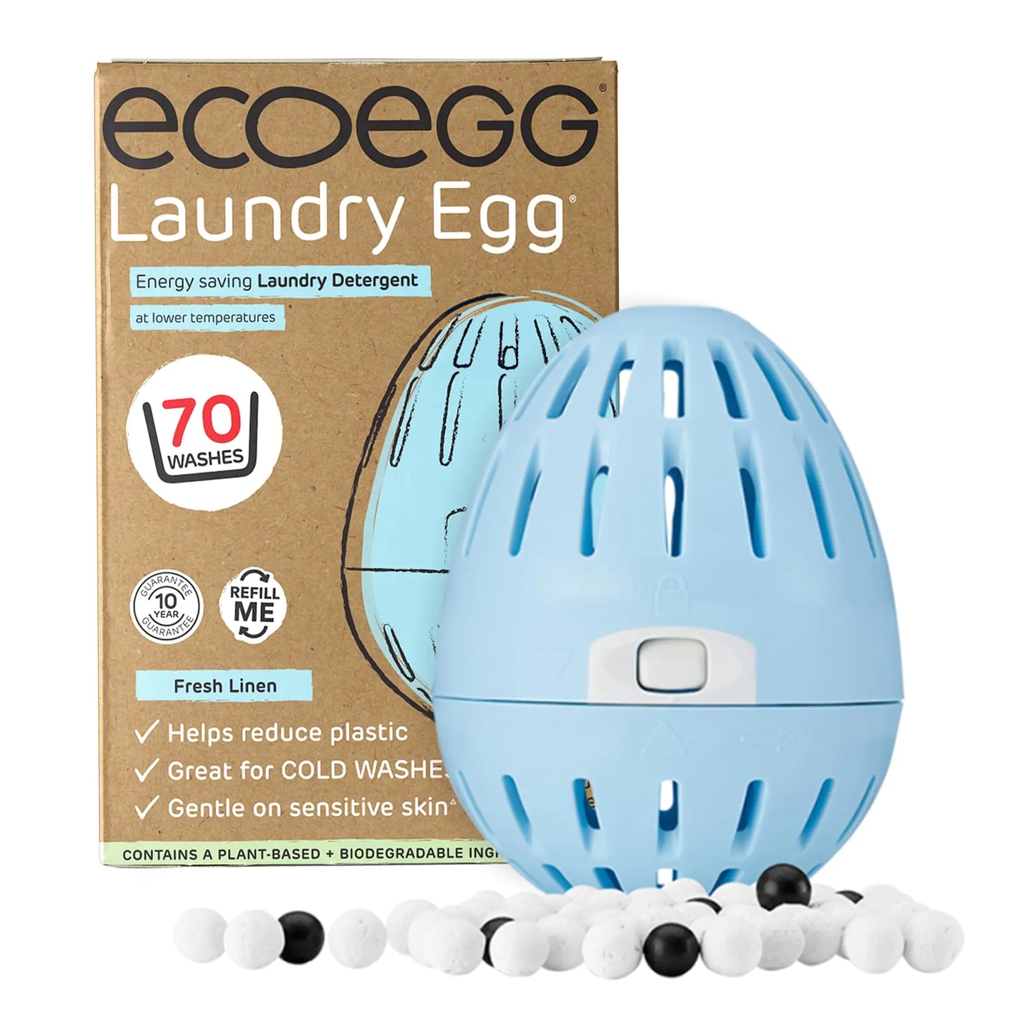 ecoegg Laundry Egg Fresh Linen 70 Loads by Anti Spier