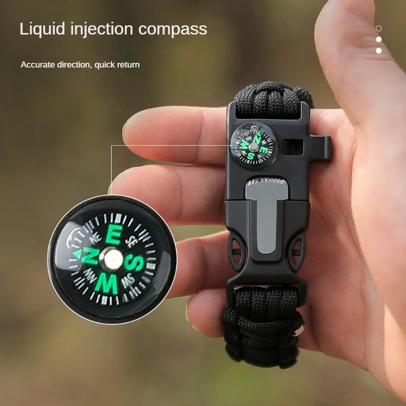Flint Fire Starter Whistle Survival Kit by Anti Spier