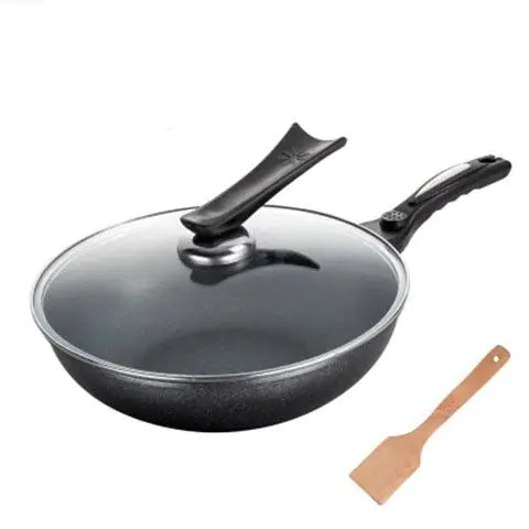 Korean Non-Stick Stone Frying Pan for Induction & Gas by Anti Spier
