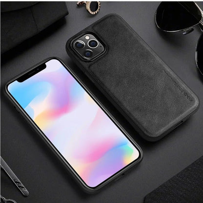 Leather iPhone Case by Anti Spier