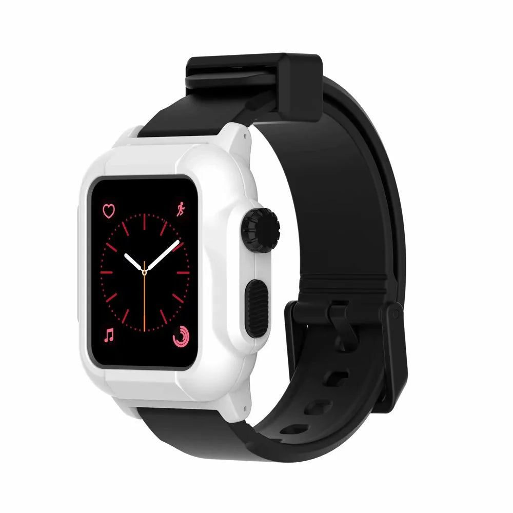 Waterproof Box Case Strap For Apple Watch by Anti Spier