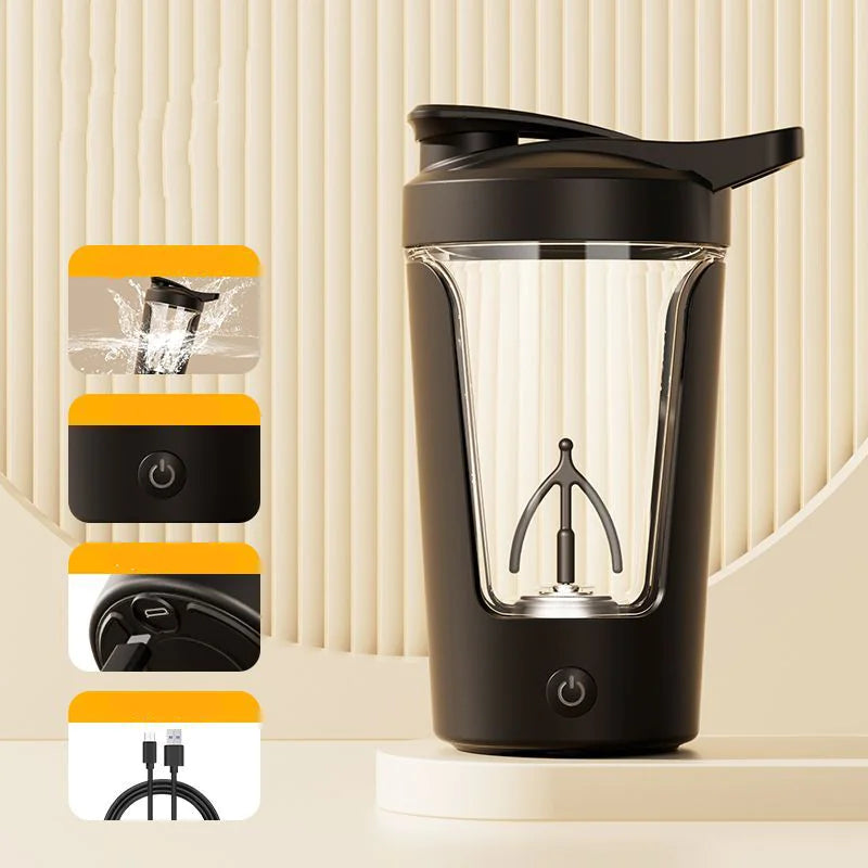 400ML Electric Protein Shaker Bottle by Anti Spier