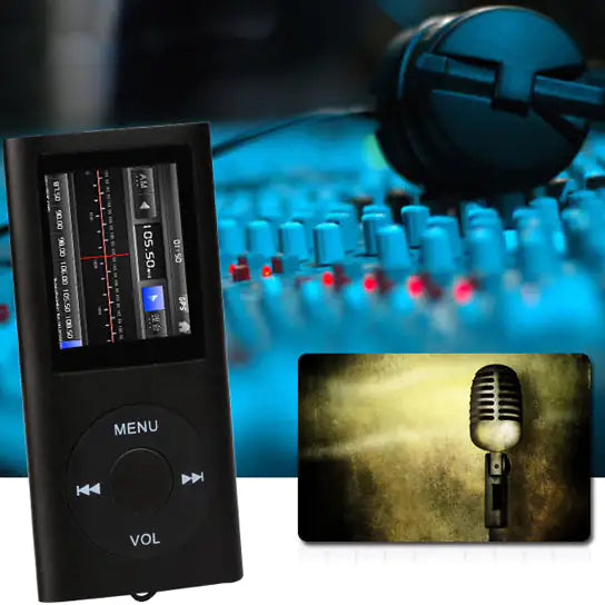 Portable Mp3 Music Player and FM Radio And More by Anti Spier