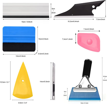 29 PCS Window Tint Tools Kit Car Auto Film Tinting Scraper Squeegee Installation by Anti Spier