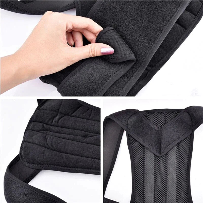 Adjustable Posture Corrector Low Back Support Shoulder Brace Belt For Men Women by Anti Spier