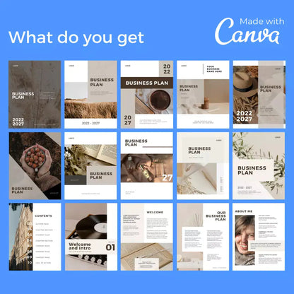 Downloadable Business Plan 100 Templates by Anti Spier