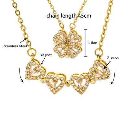 Luxury Four Leaf Clover Necklace by Anti Spier
