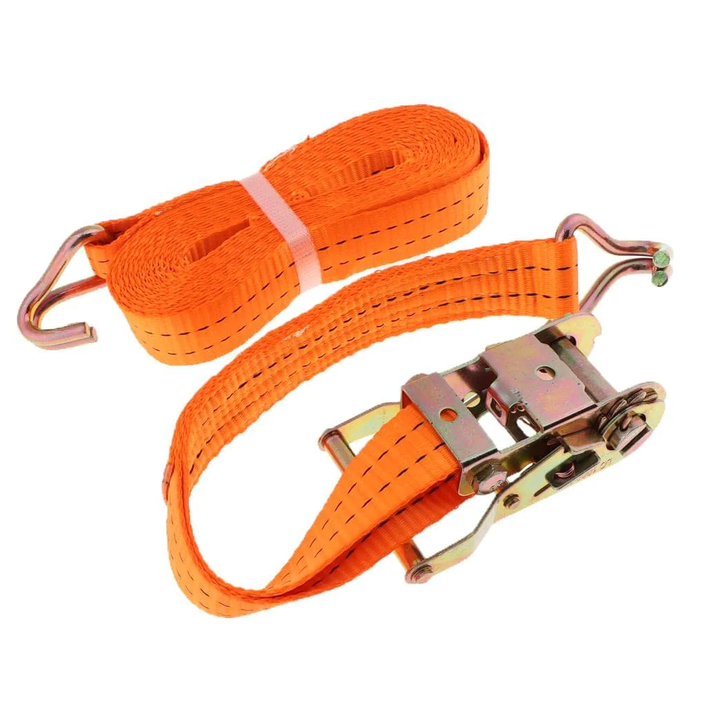 4 PK Ratchet Tie Down Straps 1.5" x 15 Feet 4,000 LB Safety J Hook Heavy Duty US by Anti Spier