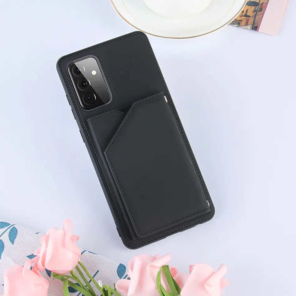PU Leather Wallet Case For Samsung by Anti Spier