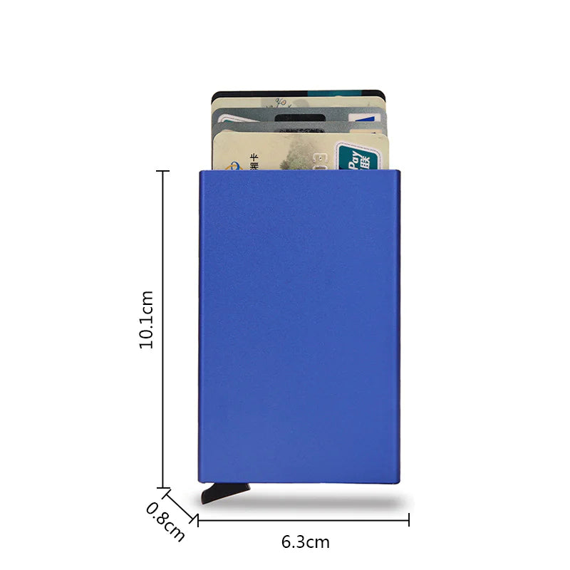 Anti-Magnetic Aluminum RFID Card Holder Wallet by Anti Spier