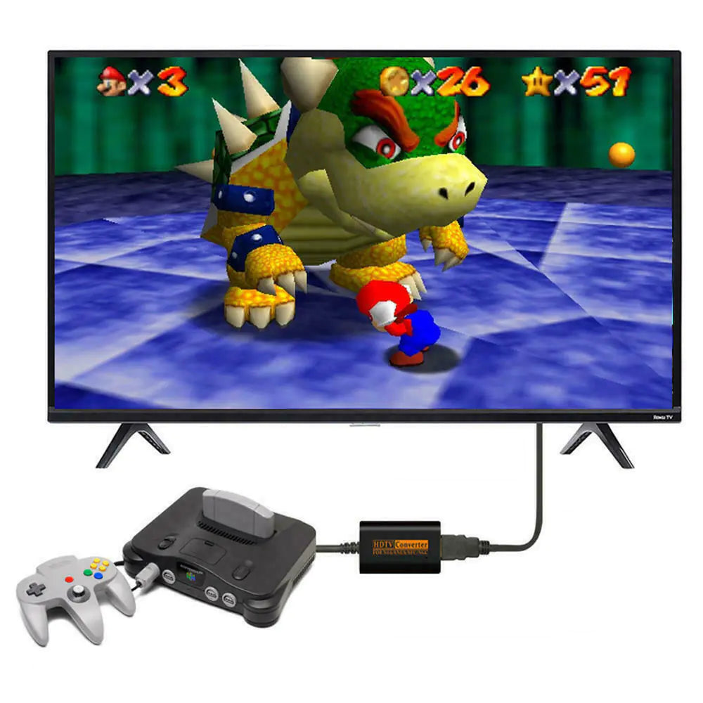 N64 To HDMI Converter Adapter HD Link Cable For Nintendo Gamecube Super NES SNES by Anti Spier