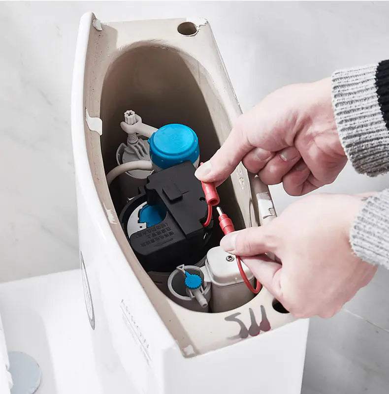 Adjustable Touchless Auto-Flush Sensor for Intelligent Toilet Flushing by Anti Spier
