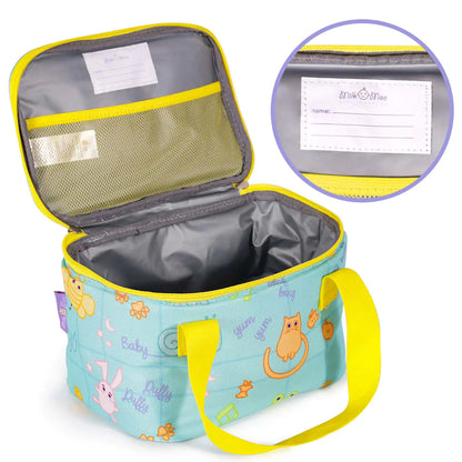 Milk&Moo Insulated Lunch Box For Kids, Turquoise by Anti Spier