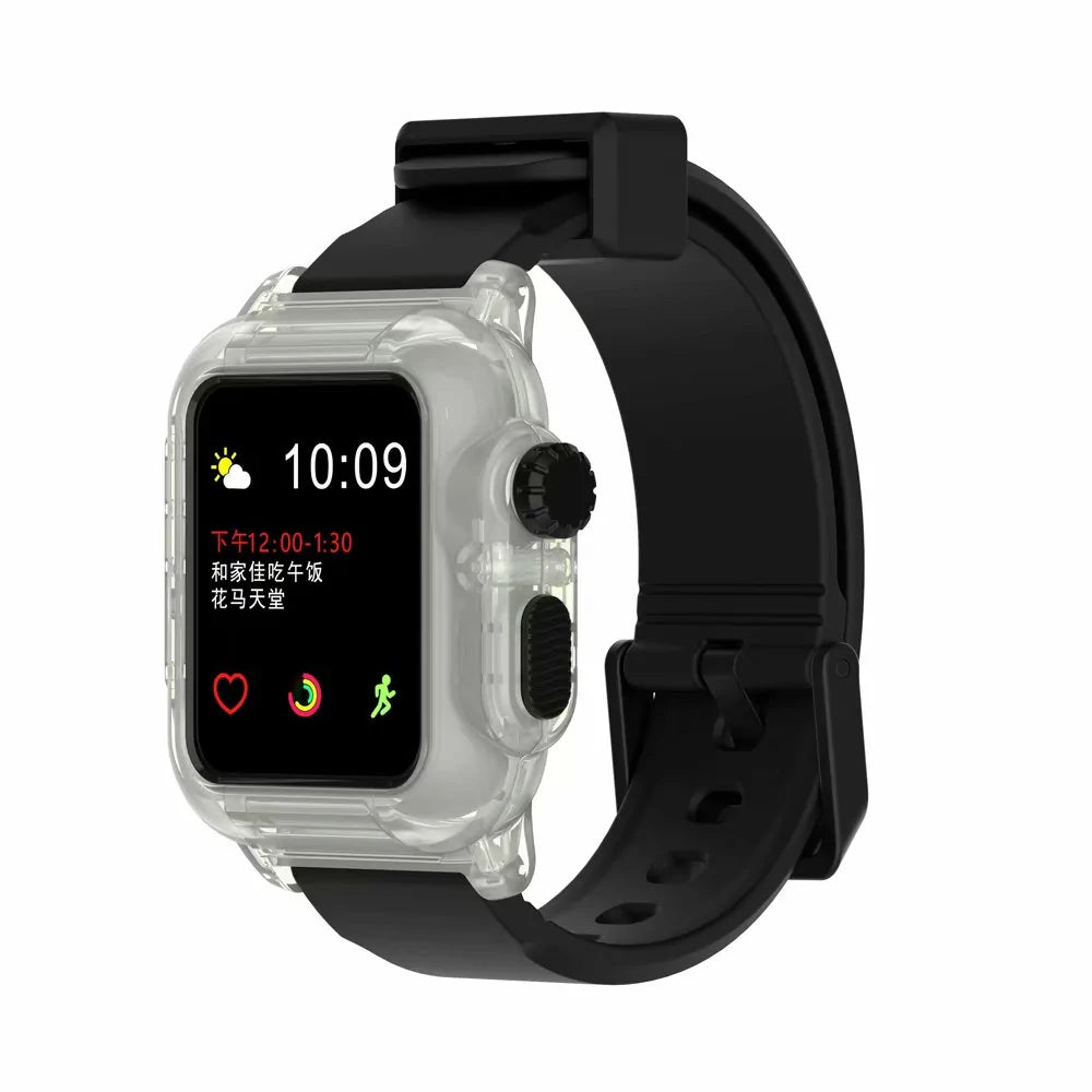 Waterproof Box Case Strap For Apple Watch by Anti Spier