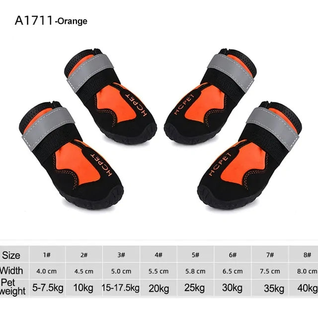 Waterproof Reflective Dog Boots by Anti Spier