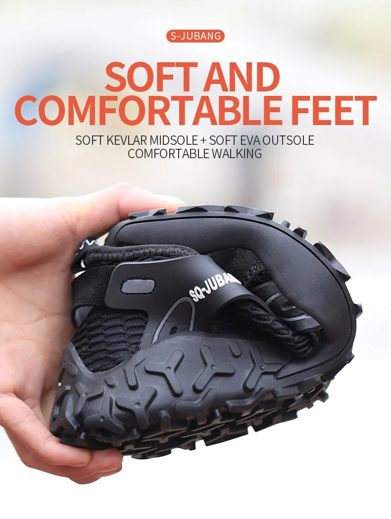 Anti-collision and Anti-smashing Breathable Safety Shoes by Anti Spier