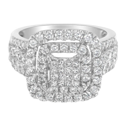 14KT White Gold Diamond Cocktail Ring (1 1/2 cttw, H-I Color, SI2-I1 Clarity) by Anti Spier