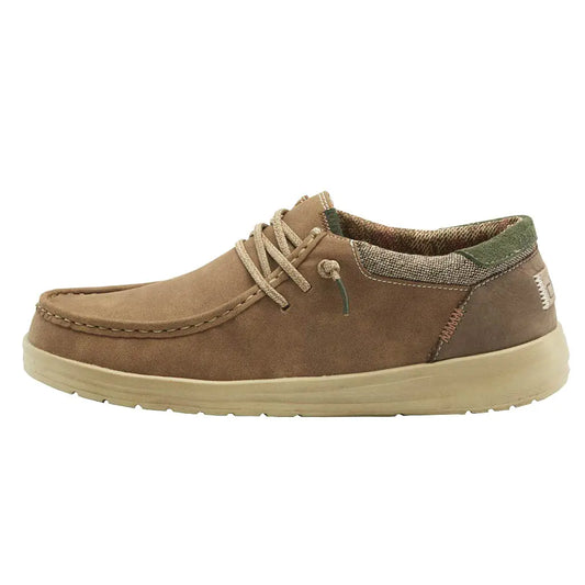 Hey Dude Men's Paul | Men’s Shoes | Men's Lace Up Loafers | Comfortable & Light-Weight 8 Nut by Anti Spier