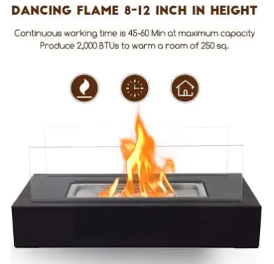 Indoor Fire Pit Mini Alcohol Lamp Fireplace by Anti Spier